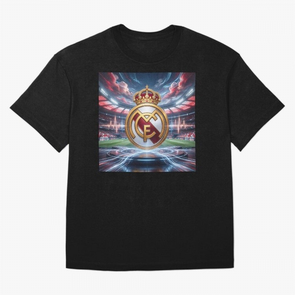 Los Campeones del Bernab¨¦u Oversized T-Shirt Follow the Final Road of Global Football Passion for FIFA World Cup 2026 Group Stage, Centered on Messi, Neymar and Mbappe, England and Germany, Sports Nostalgia, International Competition, Famous