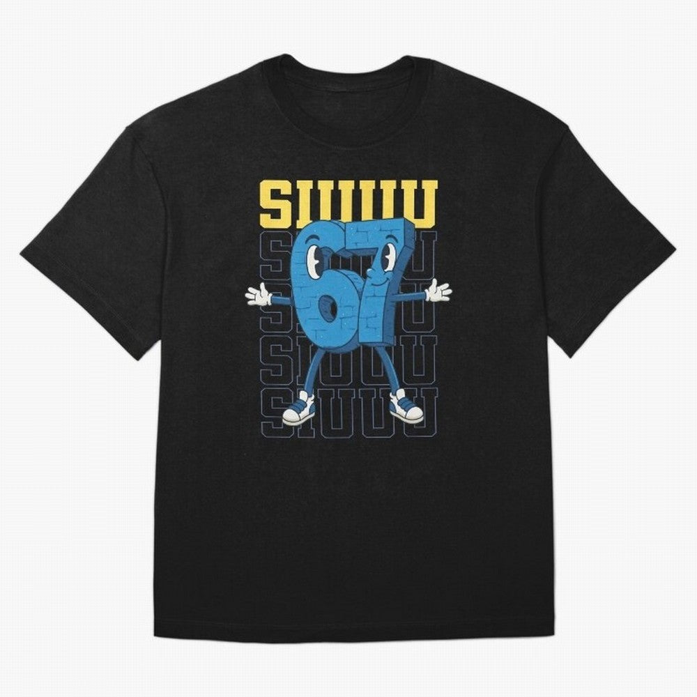 Funny Siuuu 67 Six Seven Soccer Shirt Oversized T-Shirt Join the Global Buzz around the FIFA World Cup 2026 Journey through Haaland Highlights, Brazil, Portugal and Argentina Pride, Vintage Soccer Flavor, Modern Football Stars, National Flags and