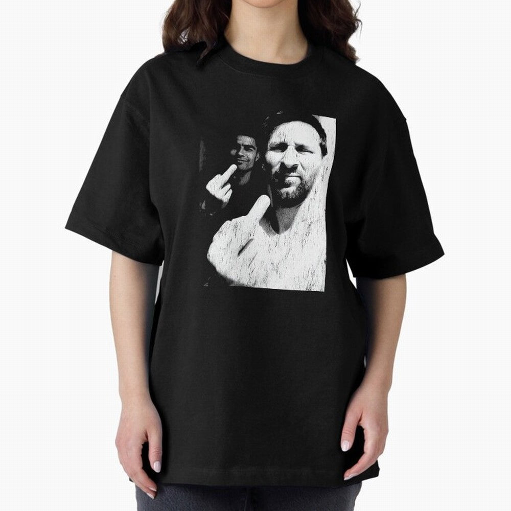Cristiano Ronaldo & Messi Vintage Oversized T-Shirt Back Your Heroes with FIFA World Cup 2026 Group Stage Connected to Haaland, Brazil Energy, Soccer Culture, Superstar Moments, National Team Dreams and Competitive Fire; Ideal for Fans Who Follow