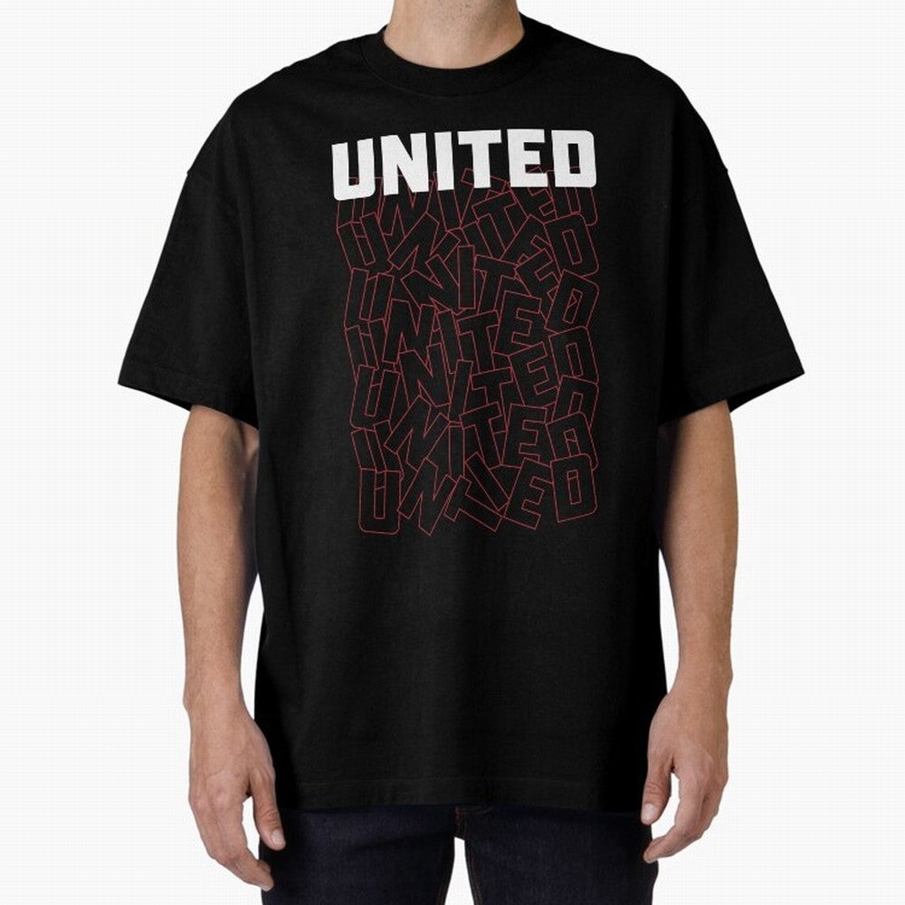 Manchester United Oversized T-Shirt Show Love for Legendary Goals in Global Football Passion for FIFA World Cup 2026 Group Stage, Connected to CR7 and Messi, France, Champion Mindset, Group Stage Buzz, Knockout Tension and Passionate Fan Culture;