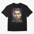 Cristiano Ronaldo Geometric Low Poly Soccer Legend Oversized T-Shirt Feel the Heartbeat of FIFA World Cup 2026 USA Canada Mexico Capturing Messi, Neymar and Mbappe, France Energy, Stadium Memories, Football Loyalty, International Chants and