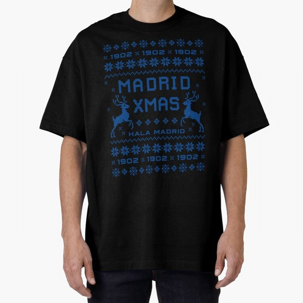 Real Madrid Christmas Oversized T-Shirt Turn Every Weekend Toward FIFA World Cup 2026 USA Canada Mexico for Fans of Messi, Neymar and Mbappe and France and Portugal, Bringing Stadium Chants, National Pride, Trophy Dreams and Unforgettable Football