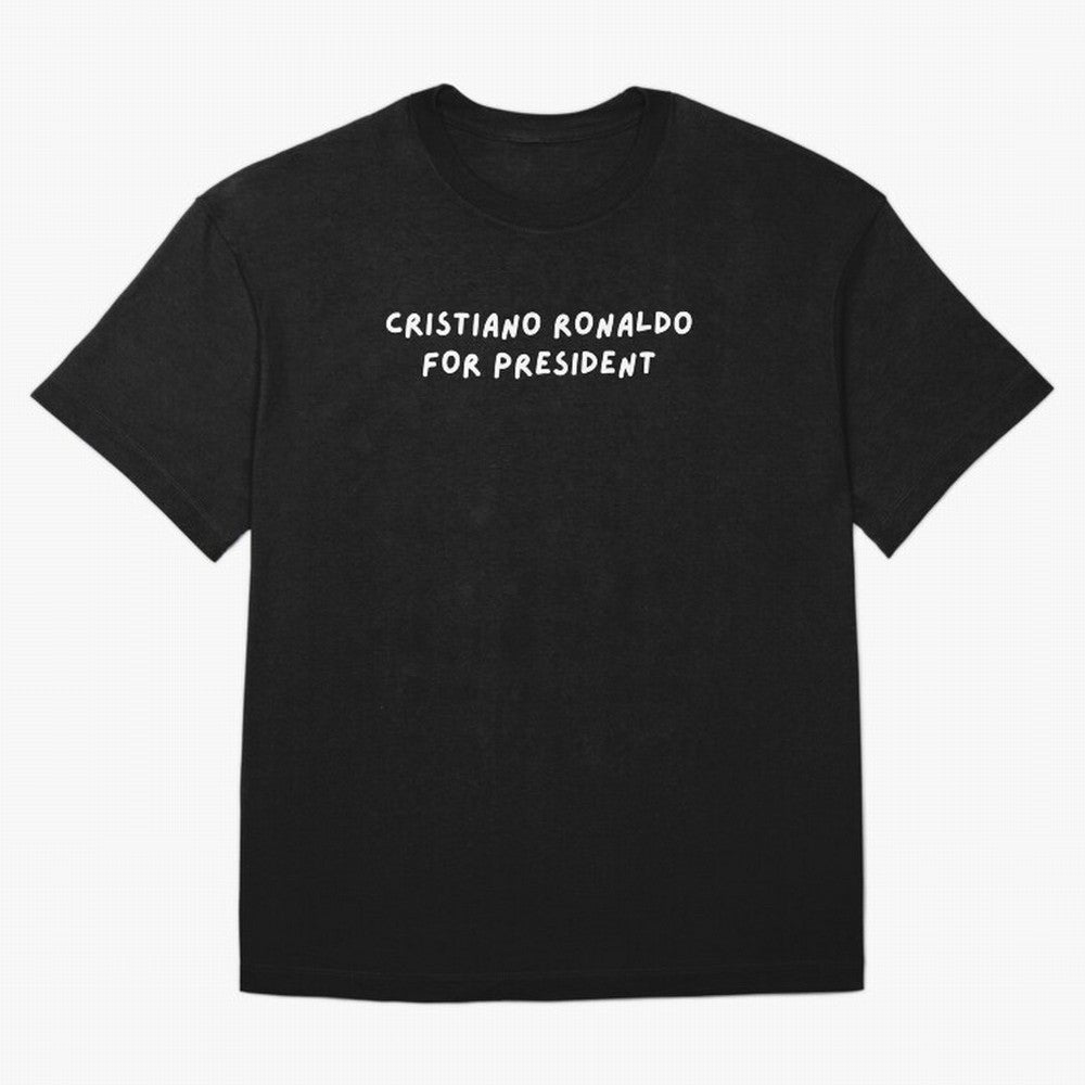Cristiano Ronaldo for President Oversized T-Shirt Bring the FIFA World Cup 2026 Journey through Messi, CR7 and Mbappe Highlights, England, France and Netherlands Pride, Goal Celebration Energy, Supporter Heritage, Football Icons and Worldwide