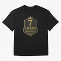 7Legend Football Inspired Number 7 T-Shirt Oversized T-Shirt Celebrate the Stars of Match Day Hype around FIFA World Cup 2026 Group Stage, Cristiano Ronaldo, Haaland and CR7, Netherlands, Stadium Memories, Football Loyalty, International Chants and