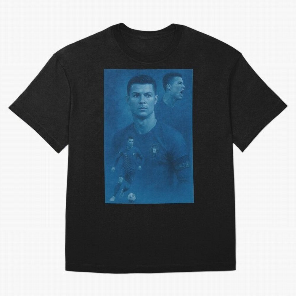 Blue Soccer Oversized T-Shirt Cheer through Every Moment of FIFA World Cup 2026 USA Canada Mexico for Fans of Neymar and Argentina, Bringing Match Day Excitement, Supporter Culture, Golden Goals and Global Football Passion; Built for Supporters