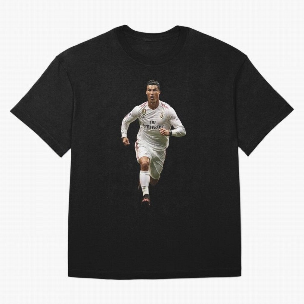 Cristiano Ronaldo runner Oversized T-Shirt Refresh FIFA World Cup 2026 Group Stage Made for Neymar, England, France and Netherlands Energy, Football History, Final Match Energy, Crowd Noise and Once in a Lifetime Moments; Ideal for Passionate Fans