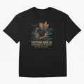 Cristiano Ronaldo Bronze Gamer ¨C Benchwarmers IRL Stats Don¡¯t Transfer Oversized T-Shirt Keep Football History Alive during Global Football Passion for FIFA World Cup 2026 Group Stage, Built around Messi, CR7 and Mbappe, Argentina, France and