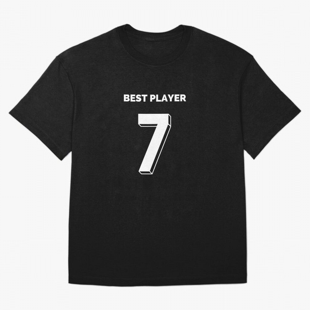 Legacy 7 Oversized T-Shirt Remember Iconic Moments from Global Football Passion for FIFA World Cup 2026 USA Canada Mexico, Celebrating Mbappe and Neymar, Portugal, Football Festival Excitement, Trophy Ambitions, Country Rivalries and Star Player