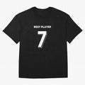 Legacy 7 Oversized T-Shirt Remember Iconic Moments from Global Football Passion for FIFA World Cup 2026 USA Canada Mexico, Celebrating Mbappe and Neymar, Portugal, Football Festival Excitement, Trophy Ambitions, Country Rivalries and Star Player