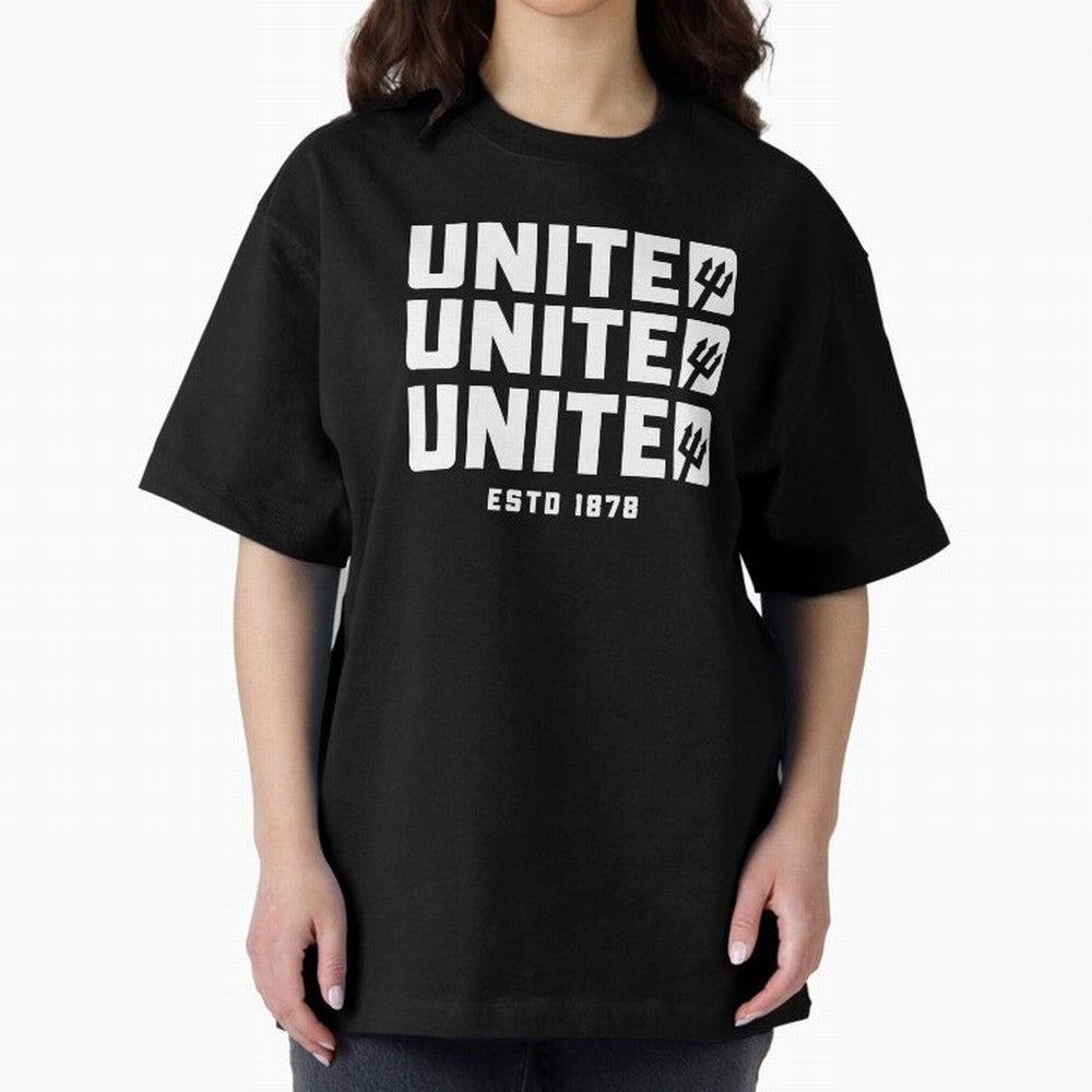 Manchester United United United Oversized T-Shirt Bring Global Tournament Vibes to FIFA World Cup 2026 for Fans of Messi and Portugal, Bringing Classic Soccer Heritage, Championship Pressure, Fan Loyalty and International Pride; Perfect for