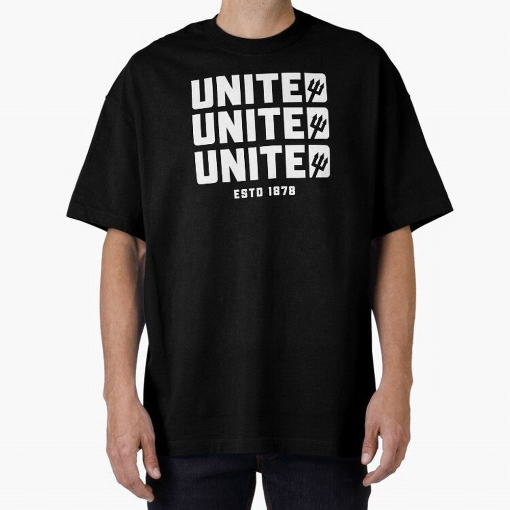Manchester United United United Oversized T-Shirt Bring Global Tournament Vibes to FIFA World Cup 2026 for Fans of Messi and Portugal, Bringing Classic Soccer Heritage, Championship Pressure, Fan Loyalty and International Pride; Perfect for