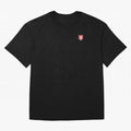 Manchester United Minimal Badge Oversized T-Shirt Capture Stadium Memories from Global Football Passion for FIFA World Cup 2026 Group Stage, Capturing Haaland and Mbappe, Brazil, Portugal and Argentina, Vintage Soccer Flavor, Modern Football Stars,