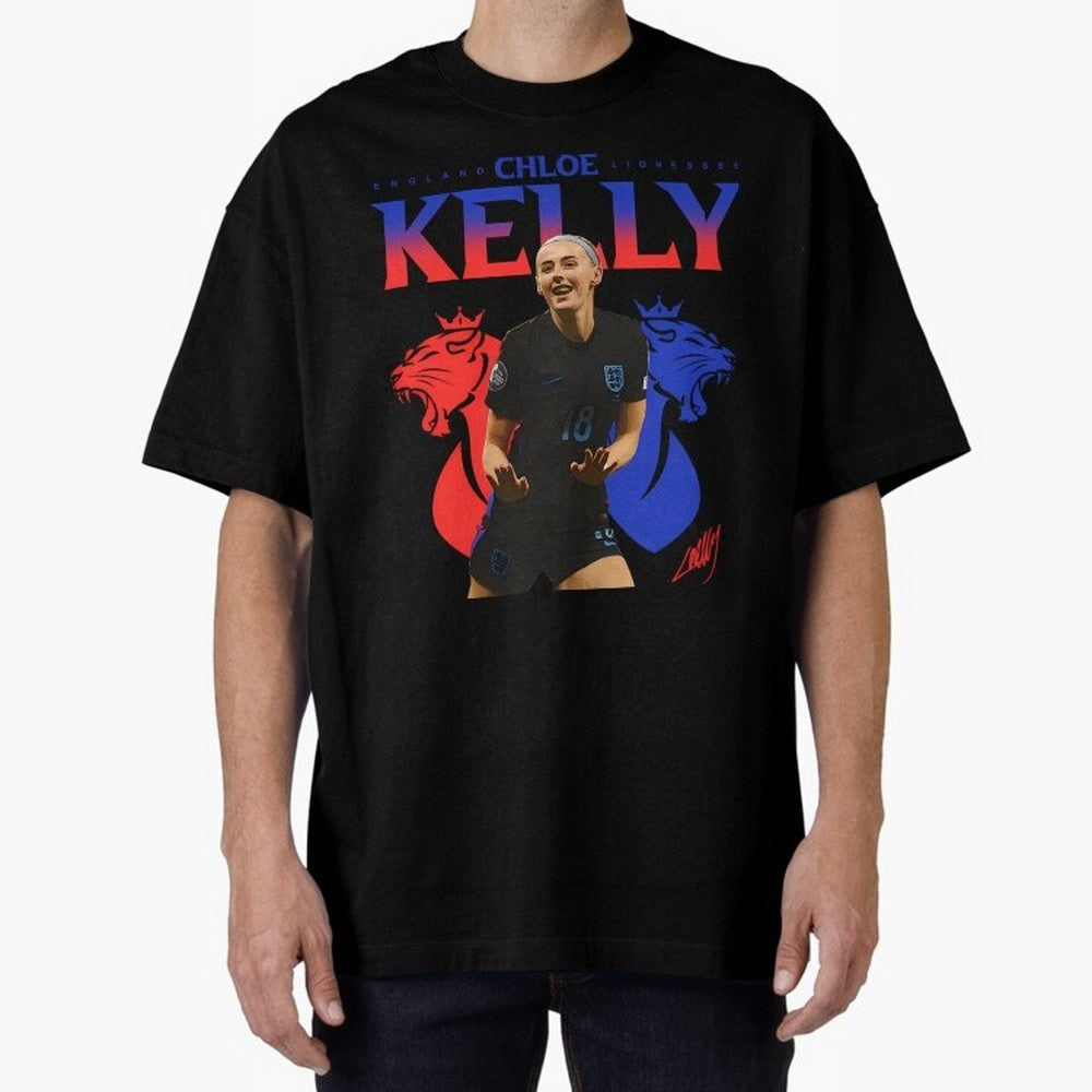 Chloe Kelly Oversized T-Shirt Spotlight the FIFA World Cup 2026 Journey through CR7 Highlights, Brazil Pride, Fan Favorite Moments, National Team Passion, Big Match Drama and Soccer History; Great for Supporters Who Love Legendary Players, National