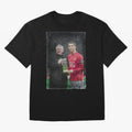 Cristiano Ronaldo and Sir Alex Ferguson Oversized T-Shirt Join Supporters Worldwide for FIFA World Cup 2026 Group Stage for Fans of Messi, Neymar and Mbappe and Brazil, Portugal and Argentina, Bringing Soccer Culture, Superstar Moments, National
