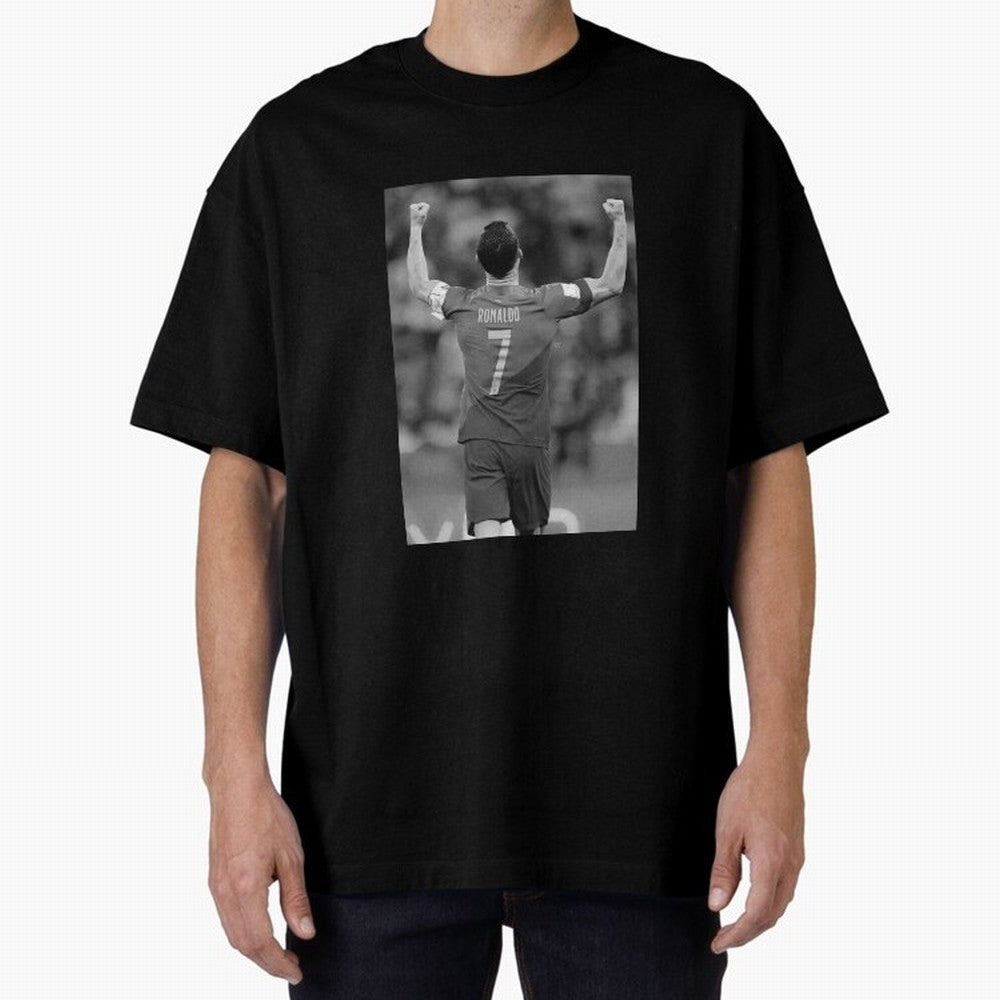 Cristiano Ronaldo Oversized T-Shirt Bring World Football Passion into Global Football Passion for FIFA World Cup 2026 USA Canada Mexico, Featuring CR7, Brazil, Football Passion, Legendary Performances, Festival Vibes and Supporter Community; Built