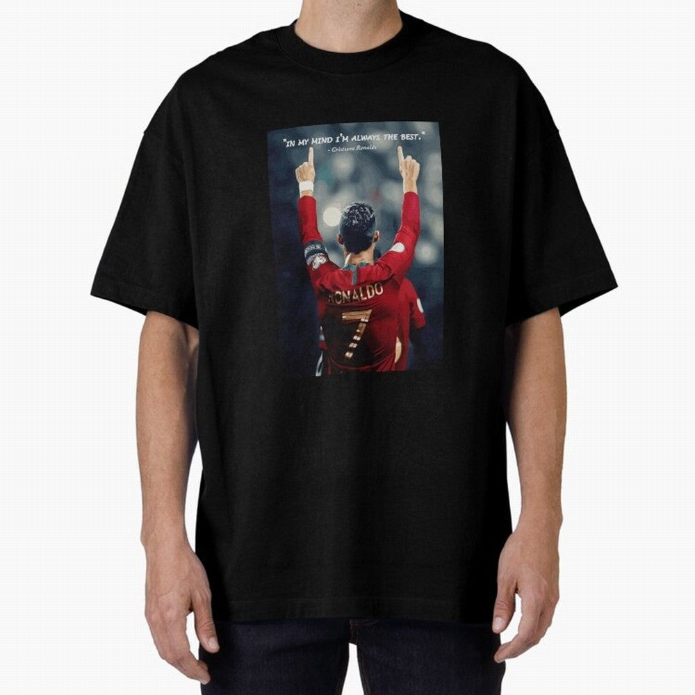 Cristiano Ronaldo Oversized T-Shirt Remember Global Football Passion for FIFA World Cup 2026 USA Canada Mexico, Driven by Cristiano Ronaldo, Haaland and CR7, Spain, Game Day Rituals, Football Legends, Country Pride and the Road to the Final; Built