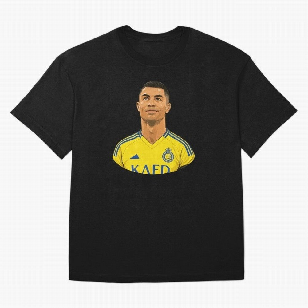 CR7 Oversized T-Shirt Support Your Favorite Stars during FIFA World Cup 2026 Group Stage for Fans of Mbappe and France and Portugal, Bringing Vintage Soccer Flavor, Modern Football Stars, National Flags and Final Night Emotion; Created for Match