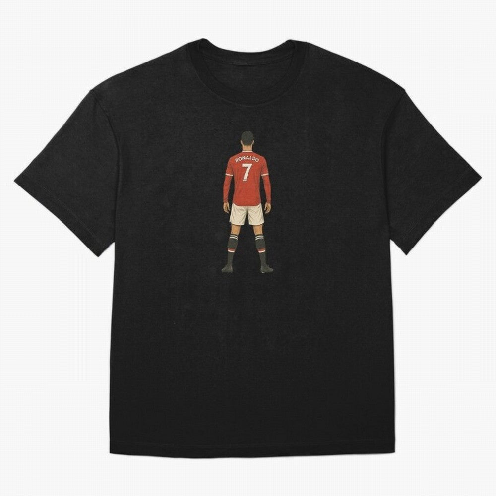 Ronaldo Oversized T-Shirt Show Your Stadium Side during FIFA World Cup 2026 for Fans of Messi, CR7 and Mbappe and Argentina, France and Brazil, Bringing Stadium Memories, Football Loyalty, International Chants and Championship Tradition; Perfect