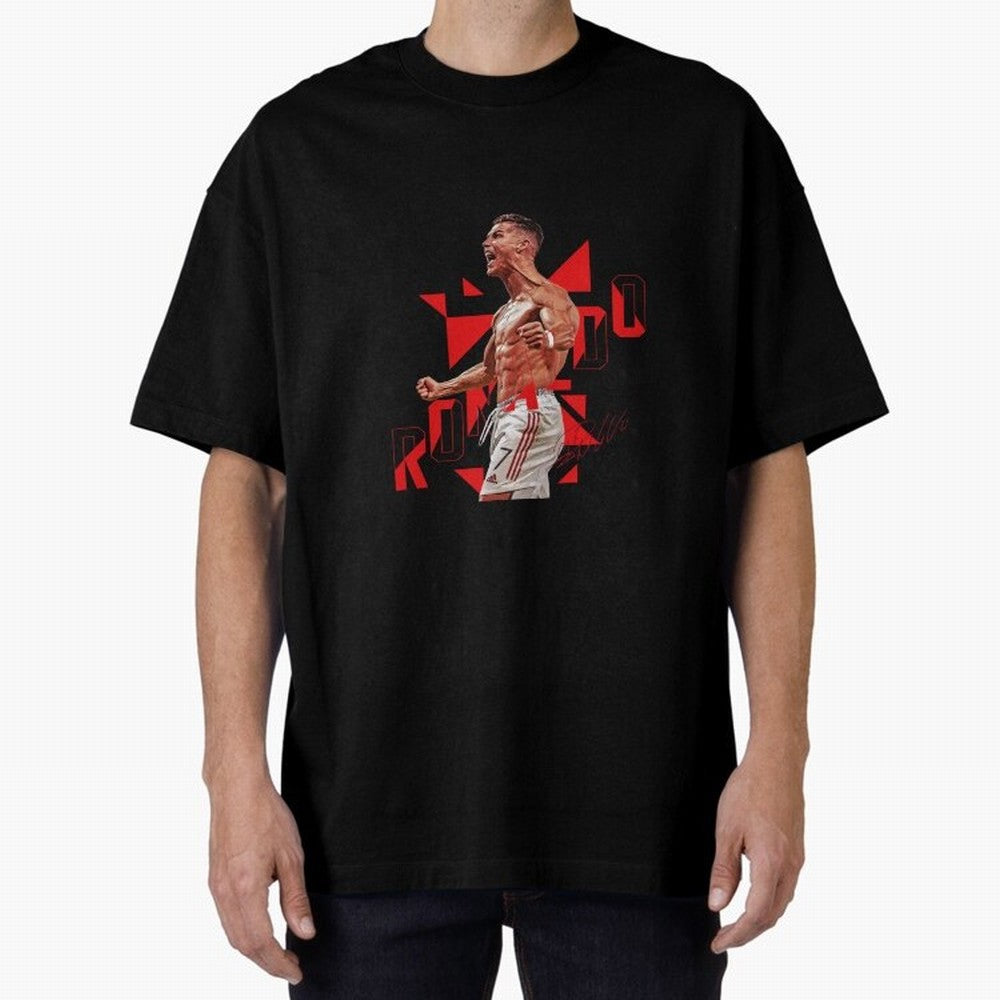 Cristiano Ronaldo Oversized T-Shirt Fuel Your Fan Pride for the FIFA World Cup 2026 Journey through Messi and Cristiano Ronaldo Highlights, Argentina and Brazil Pride, Vintage Soccer Flavor, Modern Football Stars, National Flags and Final Night