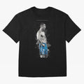 Abstract Football Player Celebration Artwork For Men And Gift For Soccer Fans Oversized T-Shirt Relive the Noise and Pride of Global Football Passion for FIFA World Cup 2026, Driven by Mbappe and Neymar, Spain and Netherlands, Champion Mindset,