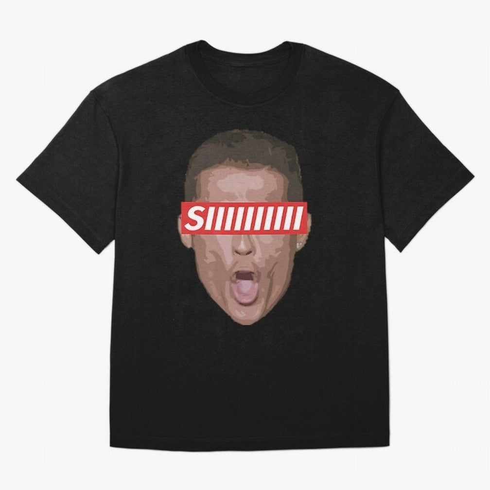 Funny Soccer Player Celebration Shout Illustration For Men, Gift For Football Fans Oversized T-Shirt Get Ready for FIFA World Cup 2026 USA Canada Mexico Centered on Mbappe and Neymar, England Energy, Fan Favorite Moments, National Team Passion, Big