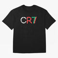 CR7 Portugal Colors Poster For Football Fans, Gift For Soccer Lovers Oversized T-Shirt Remember Iconic Moments from FIFA World Cup 2026 USA Canada Mexico Spirit, Inspired by England, France and Netherlands, Mbappe and Neymar, Stadium Memories,