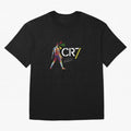 Cr7 Cristiano Ronaldo Signature Classic Oversized T-Shirt Elevate Match Day Hype around FIFA World Cup 2026 Group Stage, Mbappe and Neymar, England, Classic Soccer Heritage, Championship Pressure, Fan Loyalty and International Pride; Made for