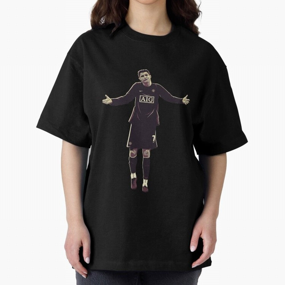 Cristiano Ronaldo Oversized T-Shirt Make Game Day About FIFA World Cup 2026 Group Stage Spirit, Driven by Spain, Messi and Cristiano Ronaldo, Stadium Memories, Football Loyalty, International Chants and Championship Tradition; Perfect for