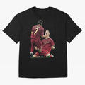 Luis Figo & Cristiano Ronaldo Oversized T-Shirt Honor FIFA World Cup 2026 Group Stage Driven by Messi and Cristiano Ronaldo, England Energy, Retro Football Energy, Iconic Rivalries, Trophy Chase Drama and Stadium Atmosphere; Ideal for Fans Who