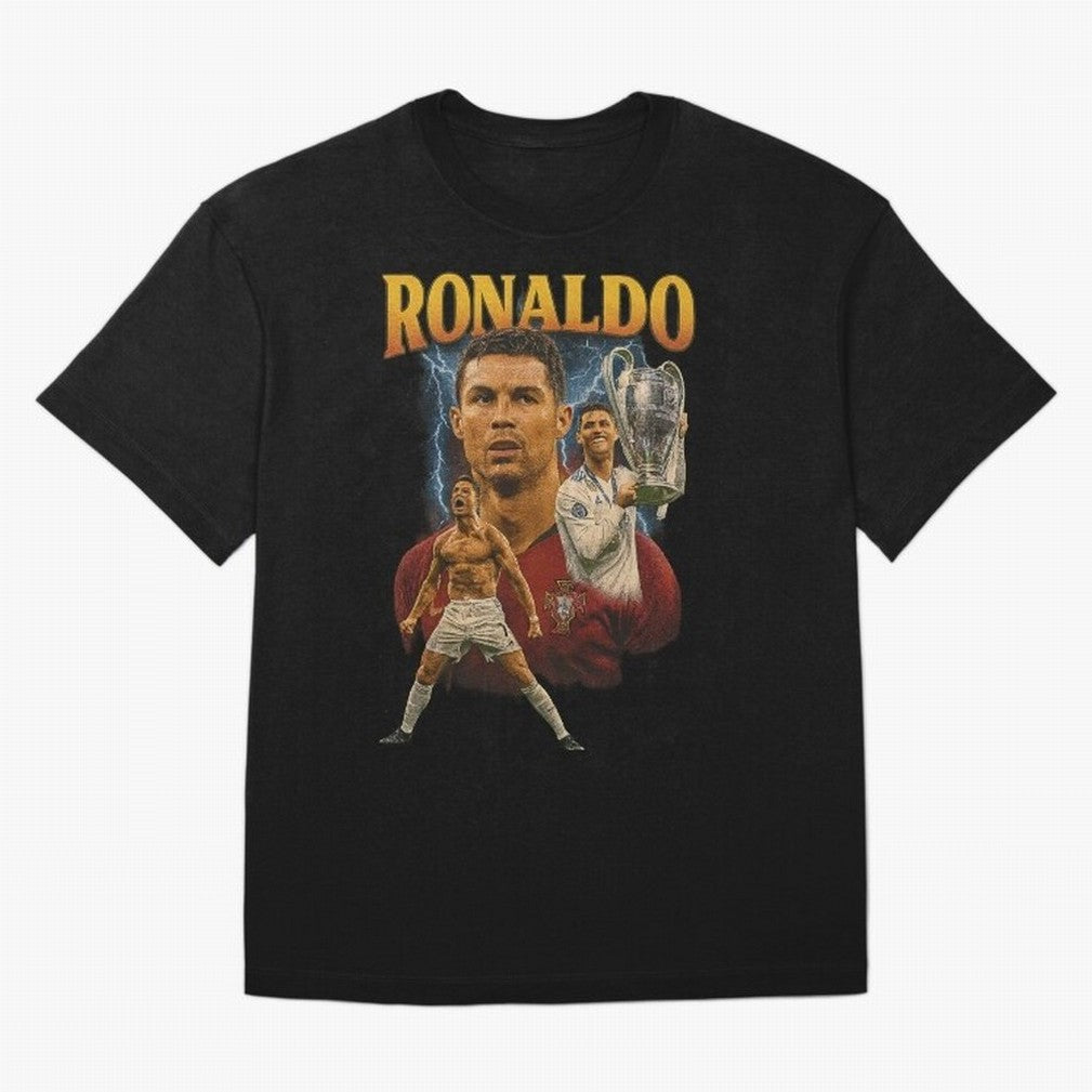 Cristiano Ronaldo CR7 Retro clothing | Vintage Football Legend Oversized T-Shirt Bring Legendary Rivalry Energy to FIFA World Cup 2026 Group Stage for Fans of Cristiano Ronaldo and Portugal, Spain and Germany, Bringing Match Day Excitement,