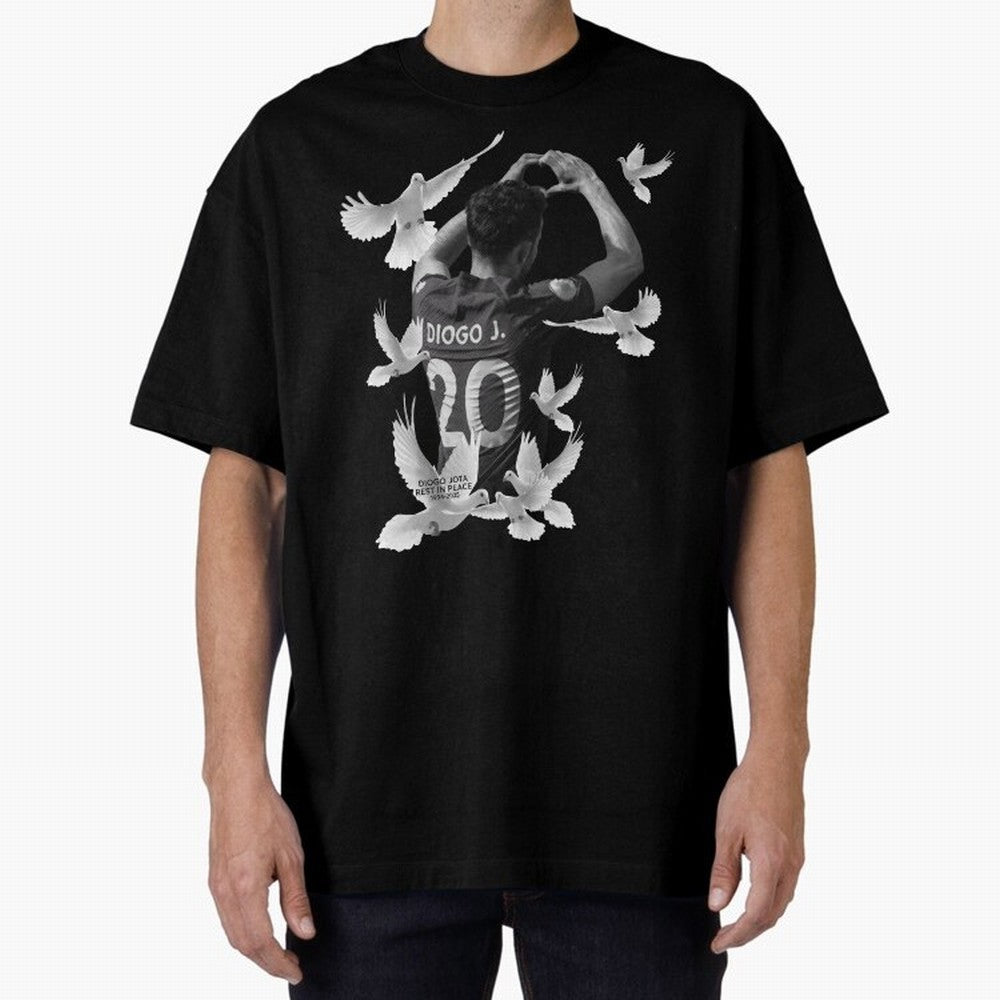 Diogo Jota rest in peace Oversized T-Shirt Join the Countdown to FIFA World Cup 2026 USA Canada Mexico Celebrating Neymar, Argentina Energy, Sports Nostalgia, International Competition, Famous Players and Unforgettable Victories; Ideal for Football
