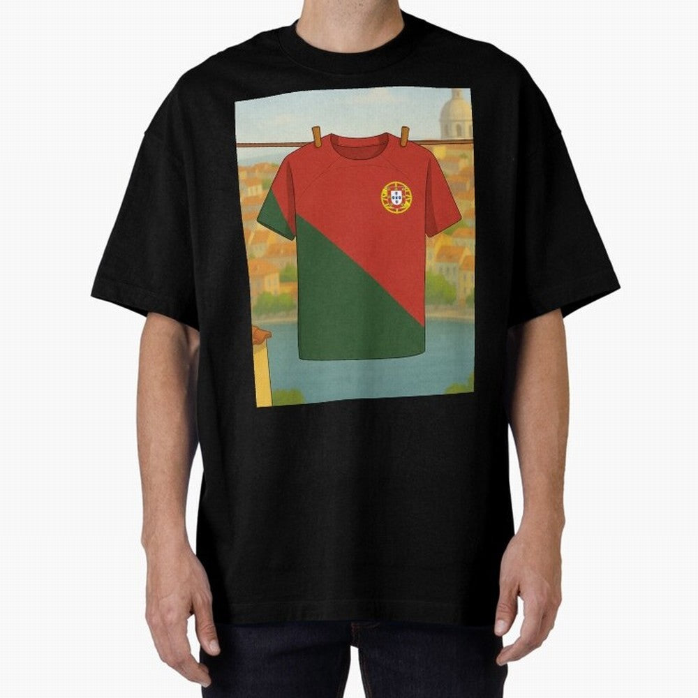 Our Love for Portugal Will never fade Oversized T-Shirt Turn Every Weekend Toward FIFA World Cup 2026 for Fans of Messi, Neymar and Mbappe and France and Portugal, Bringing Supporter Pride, Iconic Celebrations, Legendary Names and Global Match Day