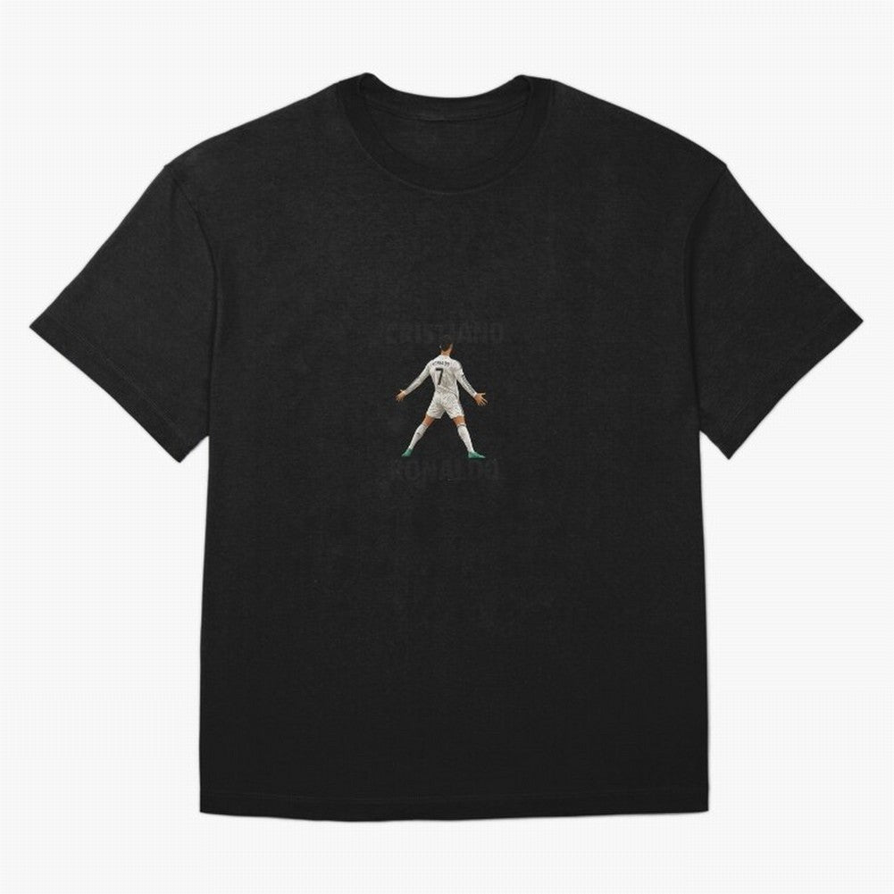 Cristiano Ronaldo ¨C Iconic Celebration Pose | Football Art Oversized T-Shirt Support Your Favorite Stars during FIFA World Cup 2026 for Fans of Messi, CR7 and Mbappe and England, Bringing Soccer Culture, Superstar Moments, National Team Dreams and