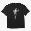 Cristiano Ronaldo Black and White Version Oversized T-Shirt Fuel Your Fan Pride for FIFA World Cup 2026 USA Canada Mexico Driven by Messi and Cristiano Ronaldo, France Energy, Goal Celebration Energy, Supporter Heritage, Football Icons and