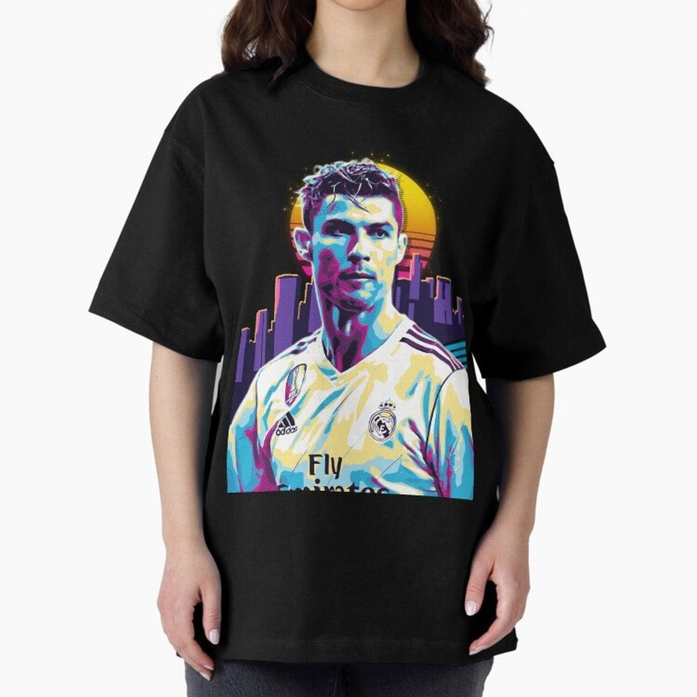Christiano Ronaldo retro Oversized T-Shirt Bring a Vintage Feel to the FIFA World Cup 2026 USA Canada Mexico Journey through Mbappe and Neymar Highlights, Brazil Pride, Football Festival Excitement, Trophy Ambitions, Country Rivalries and Star