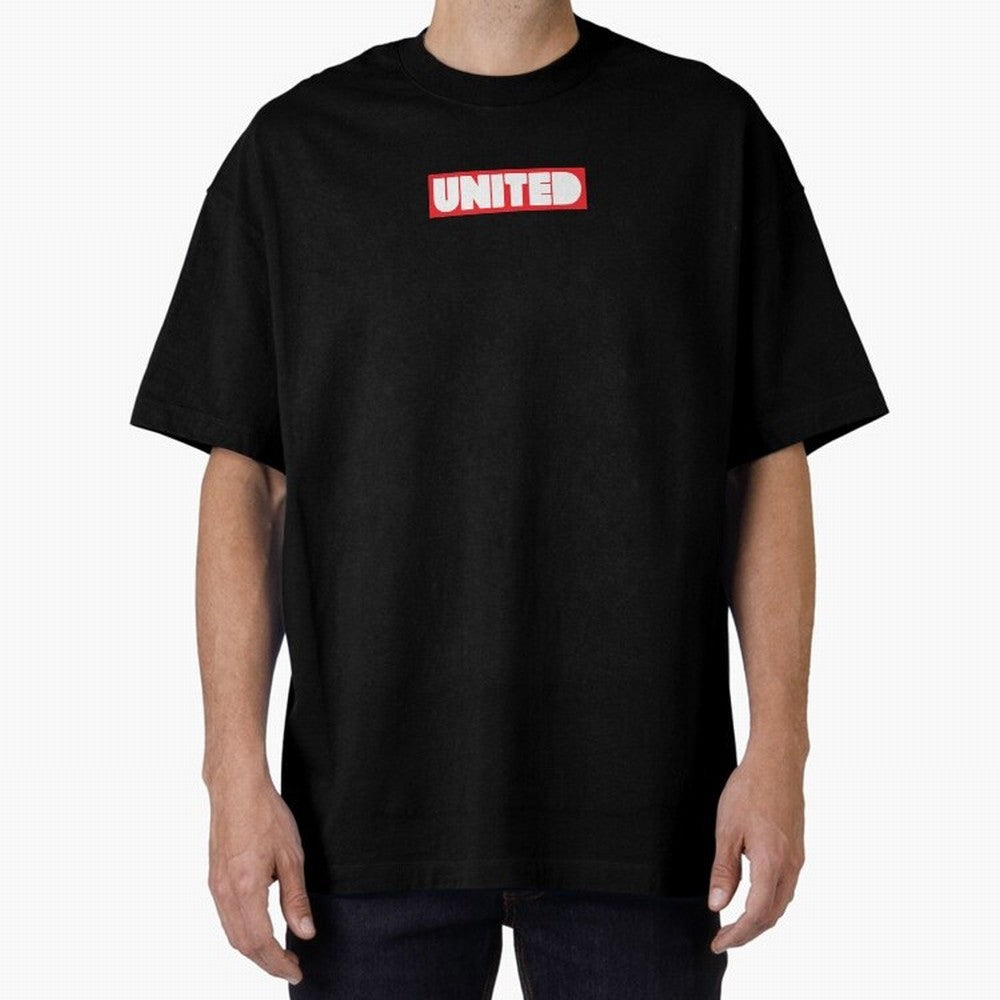 Manchester United - United Oversized T-Shirt Celebrate the Biggest Stage of FIFA World Cup 2026 USA Canada Mexico for Fans of Cristiano Ronaldo and France and Portugal, Bringing Worldwide Fan Energy, Dramatic Goals, Stadium Lights and Championship