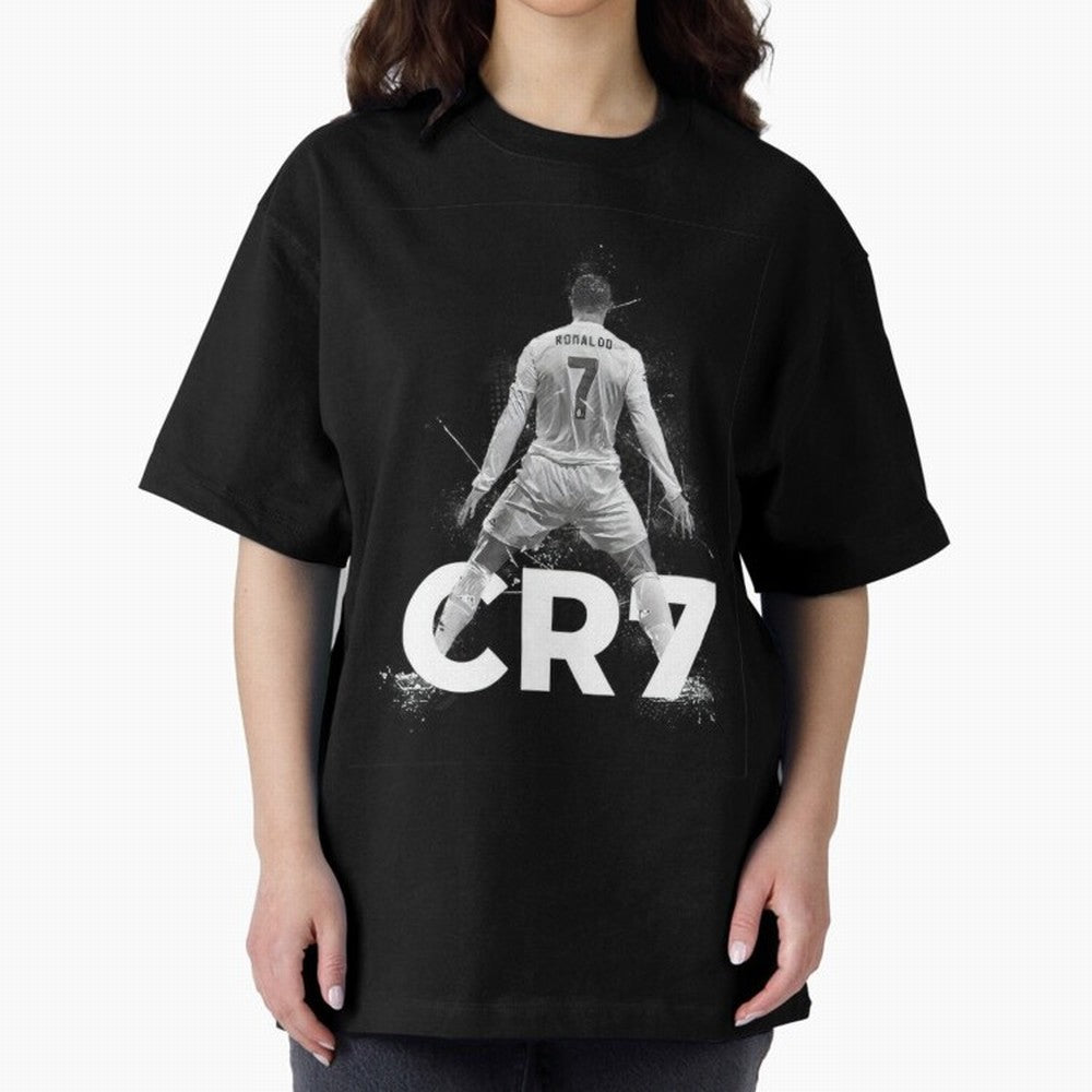 CR7 Oversized T-Shirt Follow the Final Road of FIFA World Cup 2026 Inspired by Haaland, France Energy, Football History, Final Match Energy, Crowd Noise and Once in a Lifetime Moments; Perfect for Fans, Collectors, Family Gatherings, Watch Parties