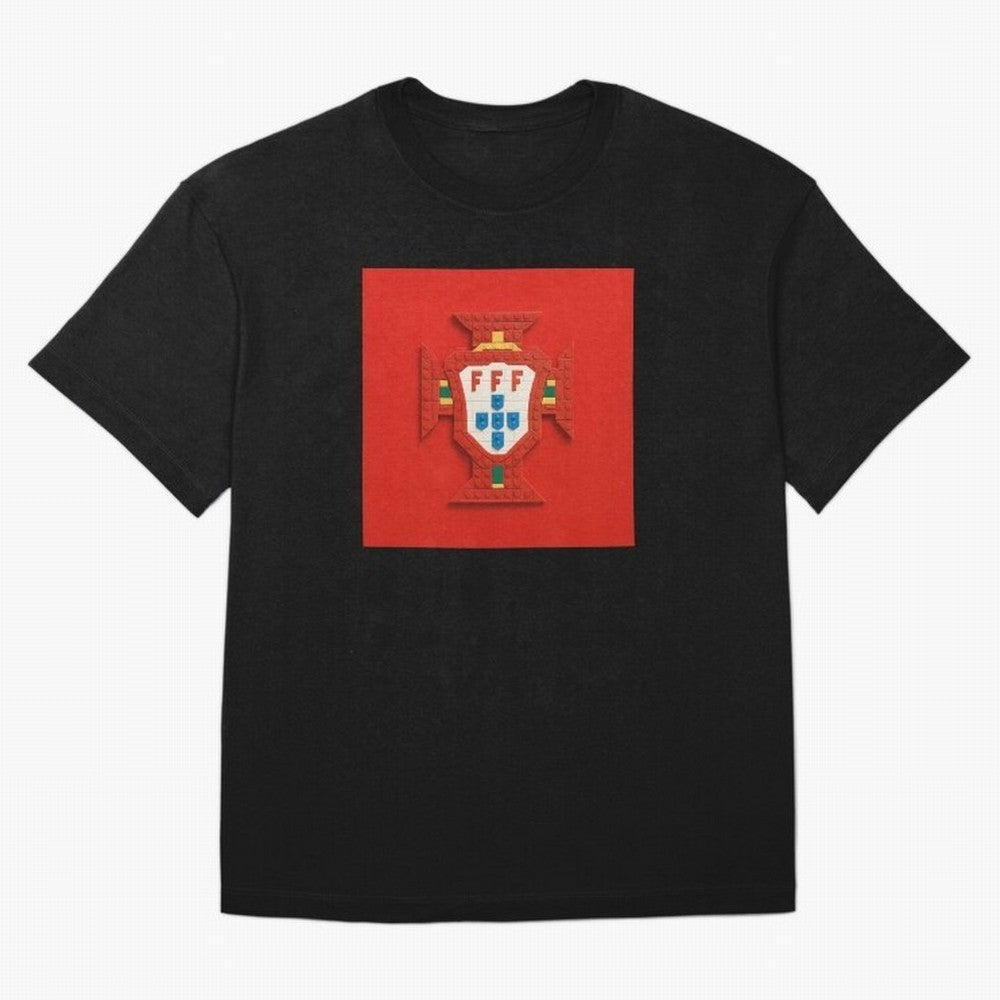 Portugal Blocks Oversized T-Shirt Feel the Heartbeat of Global Football Passion for FIFA World Cup 2026, Made for Messi, CR7 and Mbappe, Netherlands, Supporter Pride, Iconic Celebrations, Legendary Names and Global Match Day Energy; Perfect for