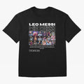 Leo Messi design Oversized T-Shirt Celebrate the Biggest Stage of FIFA World Cup 2026 Capturing Cristiano Ronaldo, Portugal, Spain and Germany Energy, Retro Football Energy, Iconic Rivalries, Trophy Chase Drama and Stadium Atmosphere; Built for