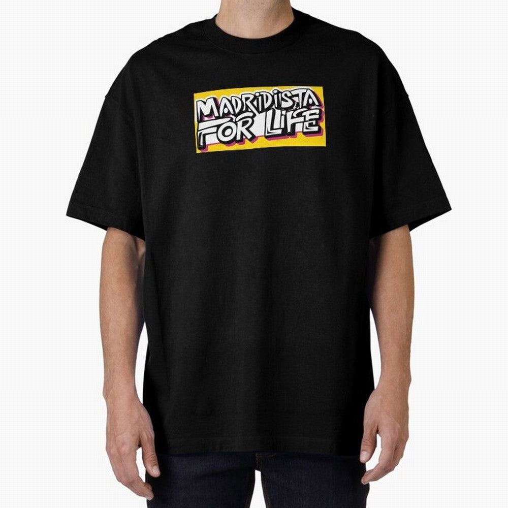 Madridista for Life Oversized T-Shirt Celebrate the Biggest Stage of FIFA World Cup 2026 Group Stage Spirit, Highlighting Portugal, Neymar, Haaland and Cristiano Ronaldo, Stadium Chants, National Pride, Trophy Dreams and Unforgettable Football