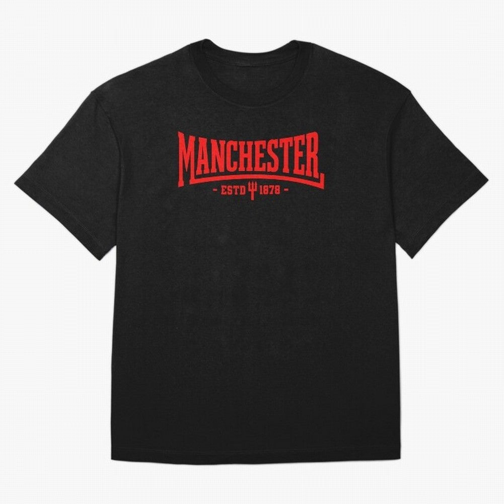 Manchester United 1878 Oversized T-Shirt Bring Bold Fan Energy to FIFA World Cup 2026 USA Canada Mexico for Fans of CR7 and Spain, Bringing Football History, Final Match Energy, Crowd Noise and Once in a Lifetime Moments; Ideal for Fans Who Follow