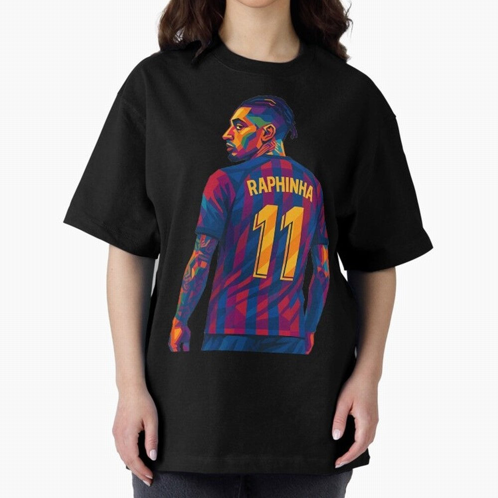 Raphinha Oversized T-Shirt Represent Fans Who Live for the FIFA World Cup 2026 Journey through Cristiano Ronaldo, Haaland and CR7 Highlights, England, France and Netherlands Pride, Goal Celebration Energy, Supporter Heritage, Football Icons and