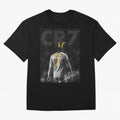 CR7 The Goat Poster Oversized T-Shirt Honor the Football Icons of FIFA World Cup 2026 USA Canada Mexico for Fans of CR7 and Messi and Spain, Bringing Match Day Excitement, Supporter Culture, Golden Goals and Global Football Passion; Perfect for