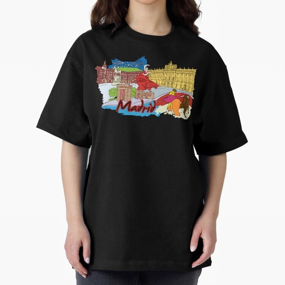 Madrid Oversized T-Shirt Make the Season About Global Football Passion for FIFA World Cup 2026 USA Canada Mexico, Featuring Messi, Argentina and Brazil, Football History, Final Match Energy, Crowd Noise and Once in a Lifetime Moments; Made for Die