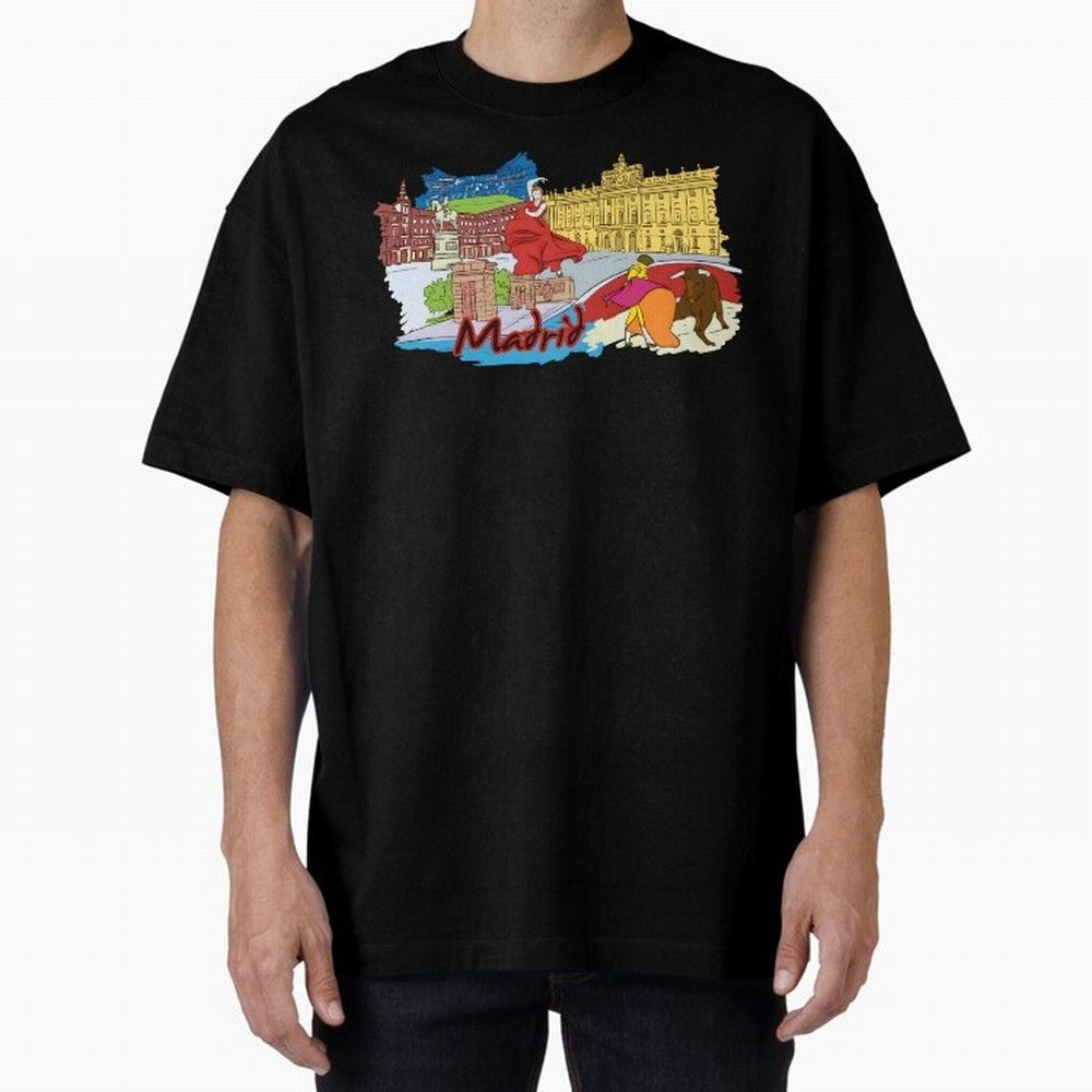 Madrid Oversized T-Shirt Make the Season About Global Football Passion for FIFA World Cup 2026 USA Canada Mexico, Featuring Messi, Argentina and Brazil, Football History, Final Match Energy, Crowd Noise and Once in a Lifetime Moments; Made for Die