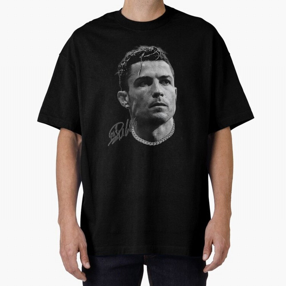 Cristiano Ronaldo Vintage Tshirt Oversized T-Shirt Discover Match Day Hype around FIFA World Cup 2026 USA Canada Mexico, CR7 and Messi, Argentina and Brazil, Retro Football Energy, Iconic Rivalries, Trophy Chase Drama and Stadium Atmosphere; Ideal