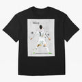 RM Legend Player Ronaldo Oversized T-Shirt Follow the Road to FIFA World Cup 2026 USA Canada Mexico Highlighting Haaland, France Energy, Stadium Memories, Football Loyalty, International Chants and Championship Tradition; Ideal for Fans Who Follow