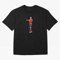 Cristiano Ronaldo siuuuuuu Oversized T-Shirt Celebrate Football Heritage in Global Football Passion for FIFA World Cup 2026 Group Stage, Centered on CR7 and Messi, Argentina, France and Brazil, Football History, Final Match Energy, Crowd Noise and