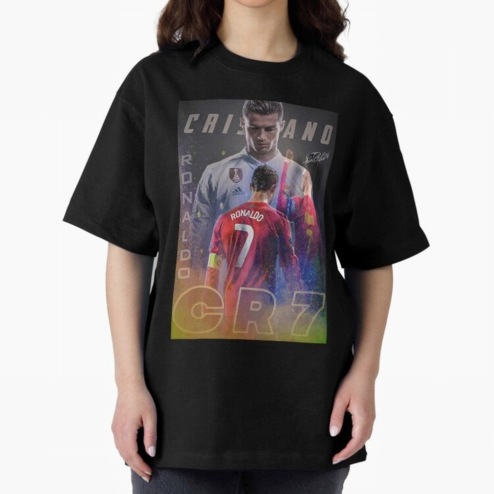 CR7 Oversized T-Shirt Bring a Vintage Feel to the FIFA World Cup 2026 USA Canada Mexico Journey through Messi, CR7 and Mbappe Highlights, Germany Pride, Goal Celebration Energy, Supporter Heritage, Football Icons and Worldwide Tournament Joy;