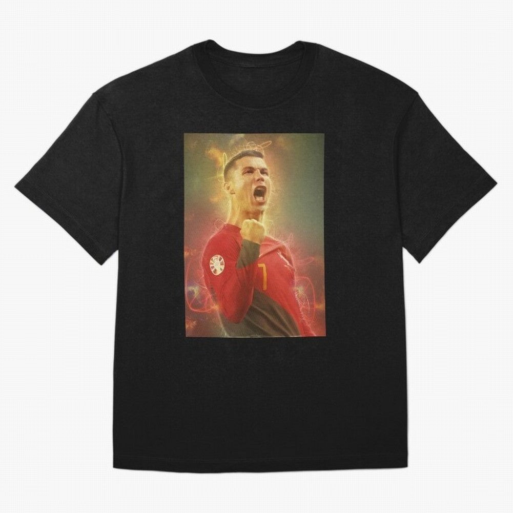 Ronaldo portugal jarsey Oversized T-Shirt Show Fan Pride Across FIFA World Cup 2026 USA Canada Mexico Spirit, Driven by England, Messi, Supporter Pride, Iconic Celebrations, Legendary Names and Global Match Day Energy; Great for Watch Parties,